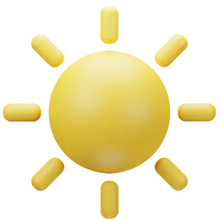 Sonne  3D Icon