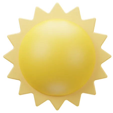 Sonne  3D Icon