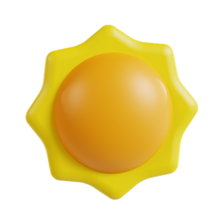 Sonne  3D Icon