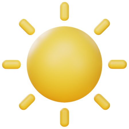 Sonne  3D Icon