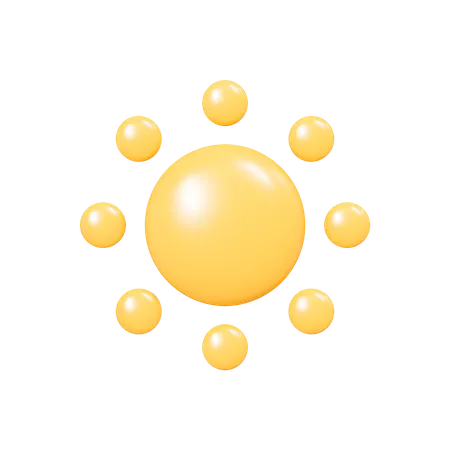 Sonne  3D Icon