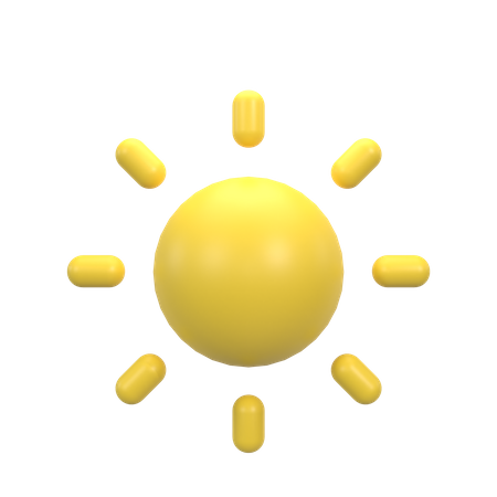 Sonne  3D Icon