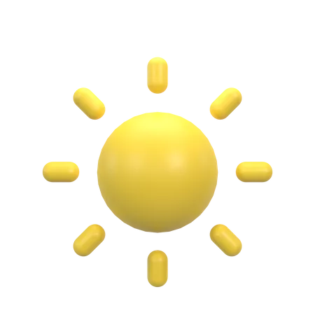 Sonne  3D Icon