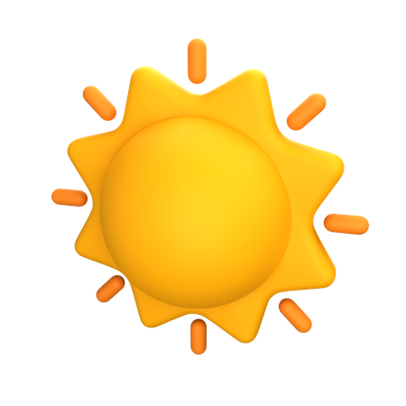 Sonne  3D Icon