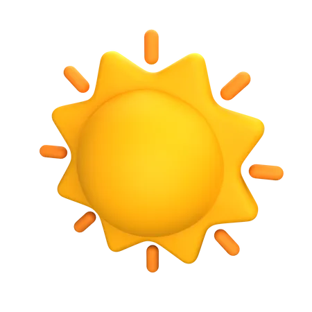 Sonne  3D Icon