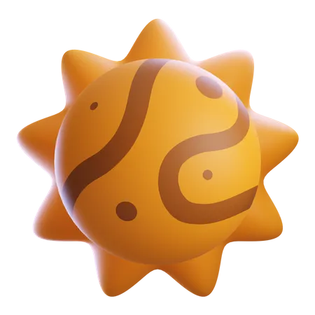 Sonne  3D Icon