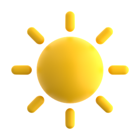 Sonne  3D Icon