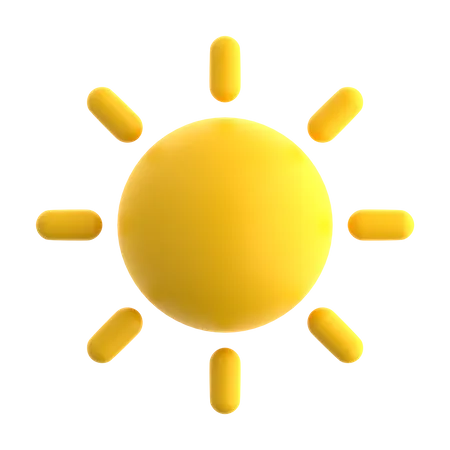 Sonne  3D Icon