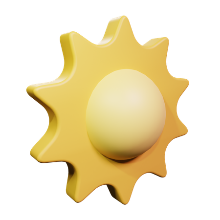 Sonne  3D Icon