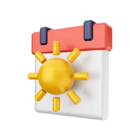 Sonne Wetter  3D Illustration