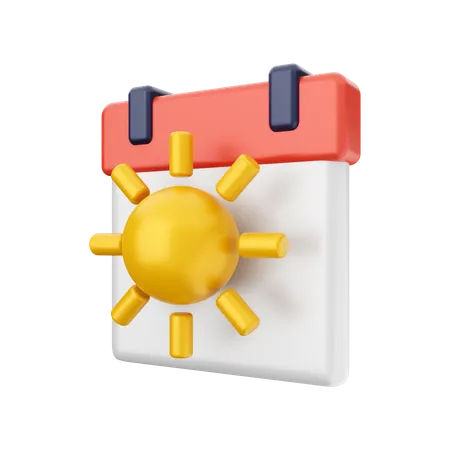 Sonne Wetter  3D Illustration