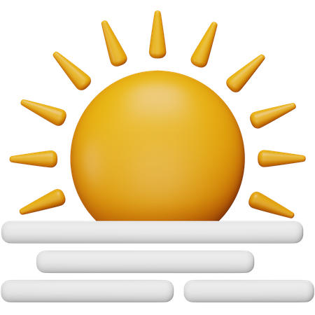 Sonnenaufgang  3D Icon
