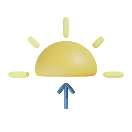 Sonnenaufgang  3D Illustration