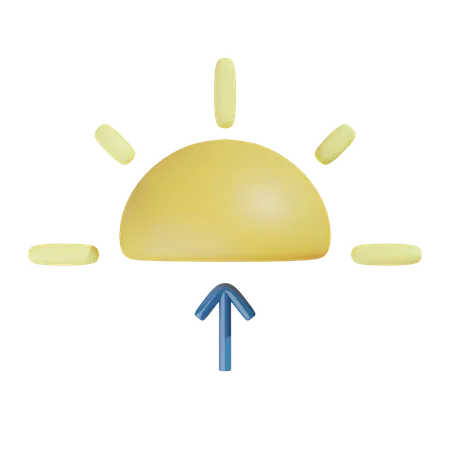 Sonnenaufgang  3D Illustration