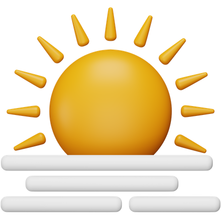 Sonnenaufgang  3D Icon