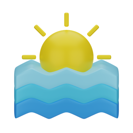 Sonnenaufgang  3D Icon