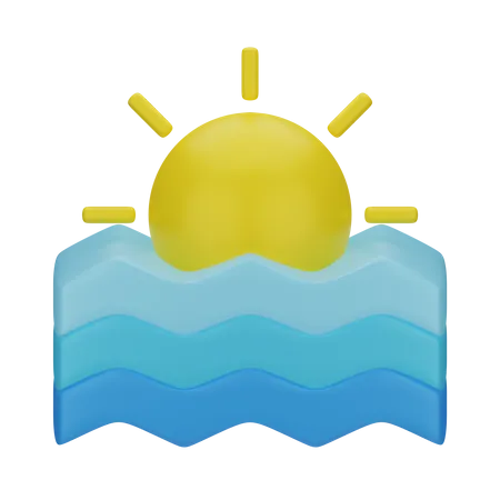 Sonnenaufgang  3D Icon