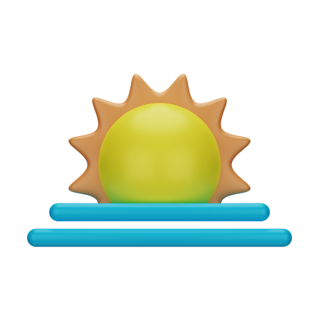 Sonnenaufgang  3D Icon