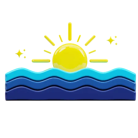 Sonnenaufgang  3D Icon