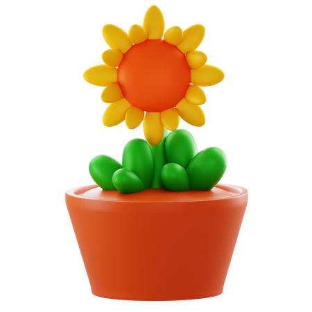 Sonnenblume  3D Icon