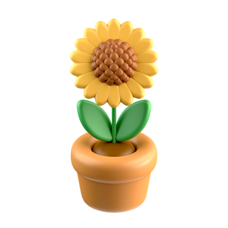 Sonnenblume  3D Icon