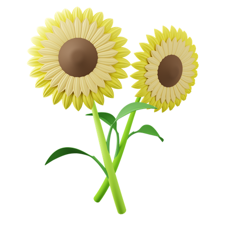 Sonnenblumenbaum  3D Icon