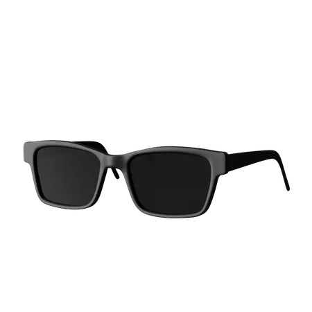 Schwarze Schutzbrille  3D Icon
