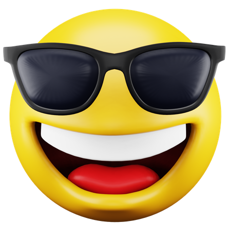 Sonnenbrille-Emoji  3D Icon
