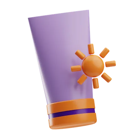 Sonnencreme  3D Icon