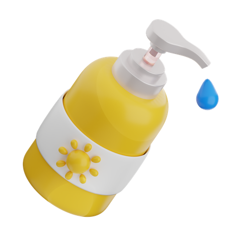 Sonnencreme  3D Icon