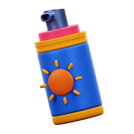 Sonnencreme  3D Icon