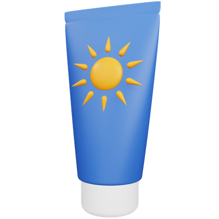 Sonnencreme  3D Icon
