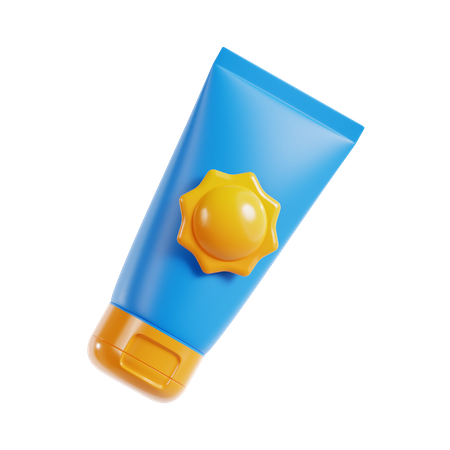 Sonnencreme  3D Icon