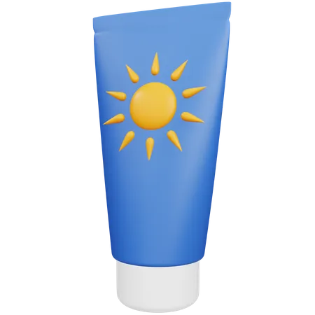 Sonnencreme  3D Icon