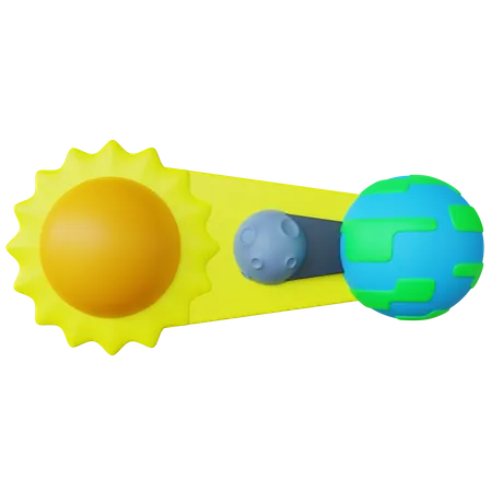 Sonnenfinsternis  3D Icon