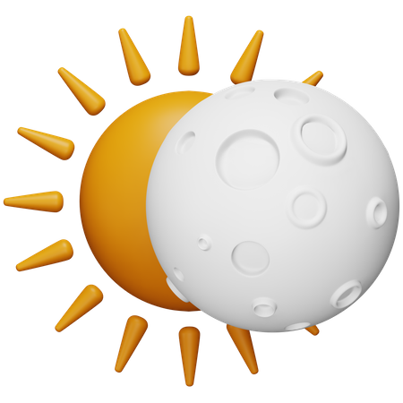 Sonnenfinsternis  3D Icon