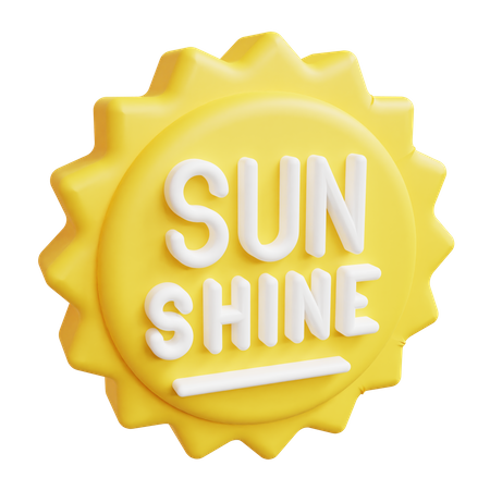 Sonnenschein  3D Icon