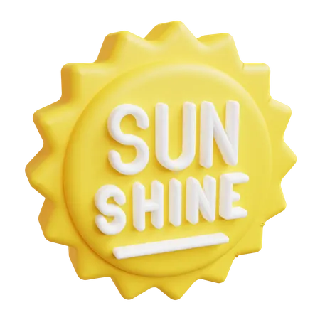 Sonnenschein  3D Icon