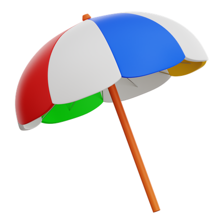 Sonnenschirm strand  3D Icon