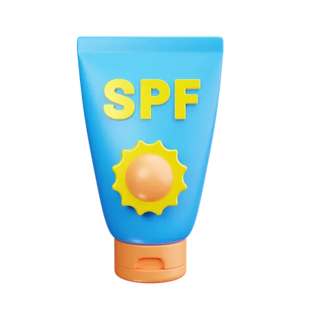 Sonnenschutz  3D Icon