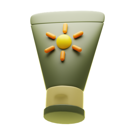 Sonnenschutz  3D Icon