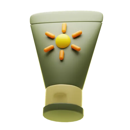 Sonnenschutz  3D Icon