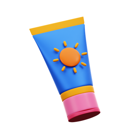Sonnenschutz  3D Icon