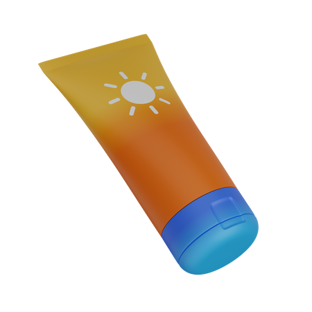 Sonnenschutz  3D Icon