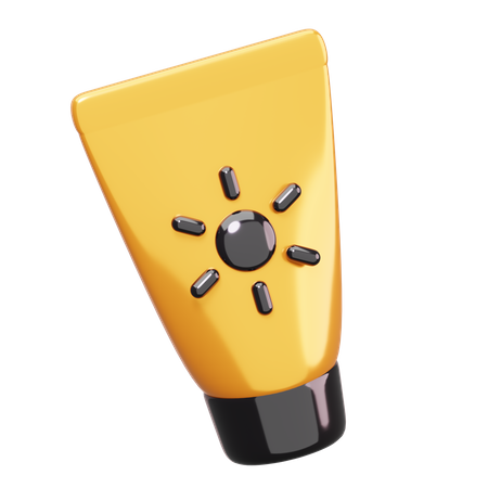 Sonnenschutz  3D Icon