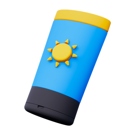 Sonnenschutz  3D Icon