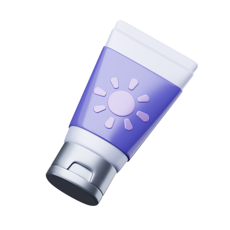 Sonnencreme  3D Icon