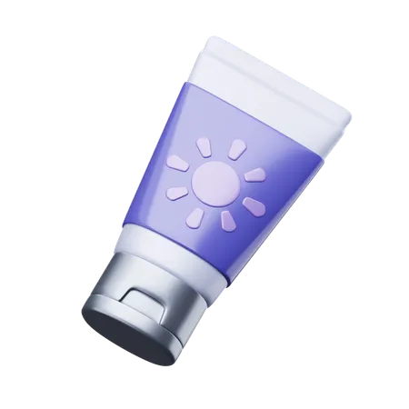 Sonnencreme  3D Icon