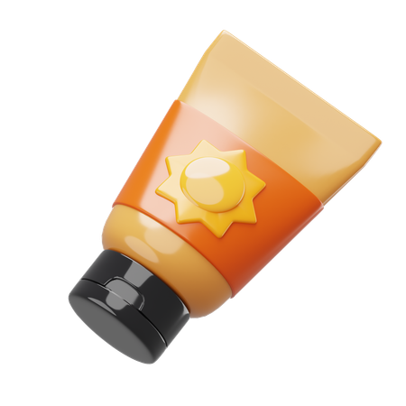 Sonnencreme  3D Icon