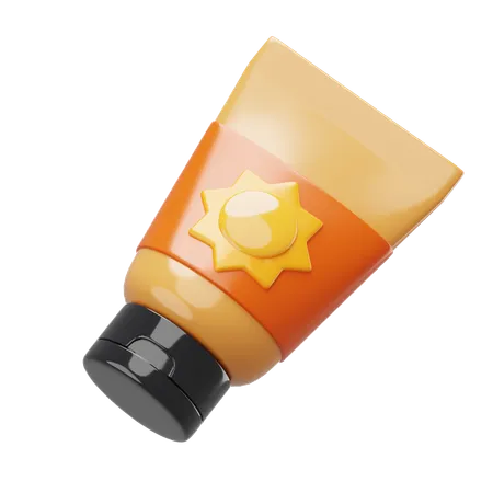 Sonnencreme  3D Icon